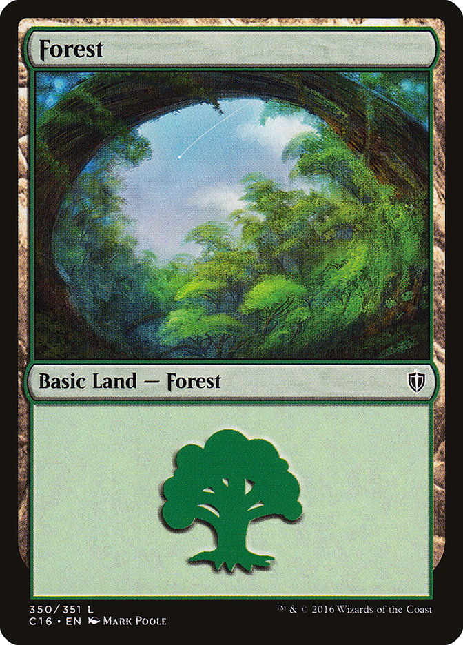 Forest (350) [Commander 2016] | Odin's Place