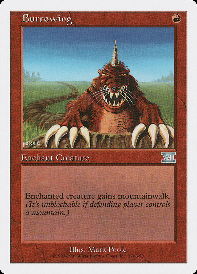 Burrowing (170) [Classic Sixth Edition] | Odin's Place
