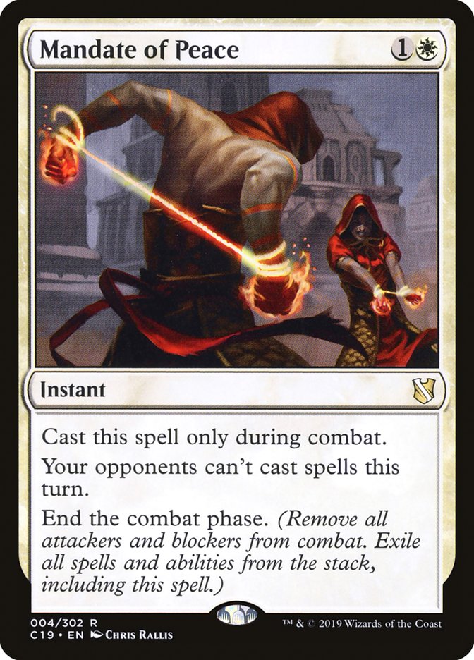Mandate of Peace [Commander 2019] | Odin's Place