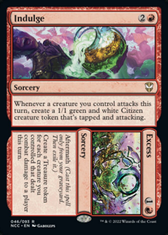 Indulge // Excess [Streets of New Capenna Commander] | Odin's Place