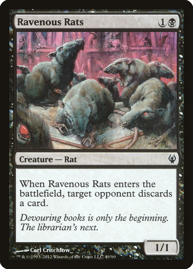 Ravenous Rats (49) [Duel Decks: Izzet vs. Golgari] | Odin's Place