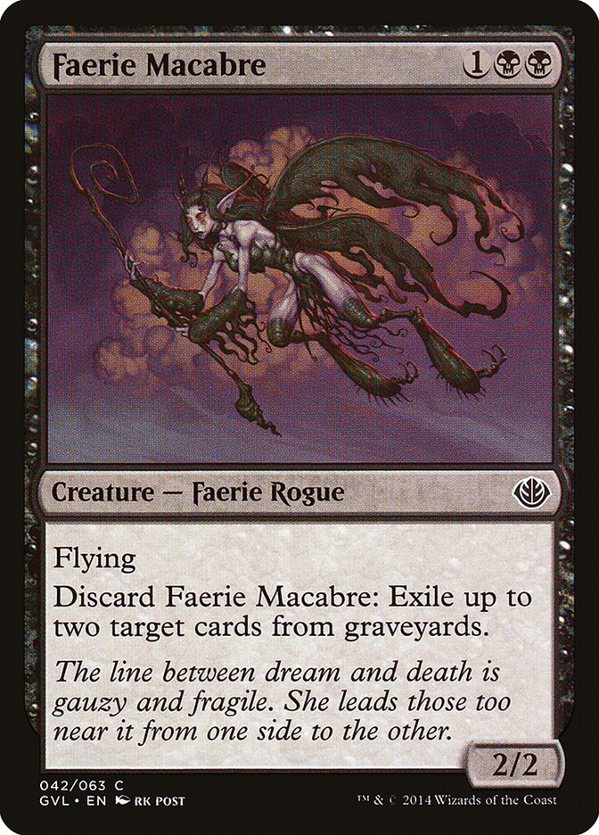 Faerie Macabre (42) (Garruk vs. Liliana) [Duel Decks Anthology] | Odin's Place