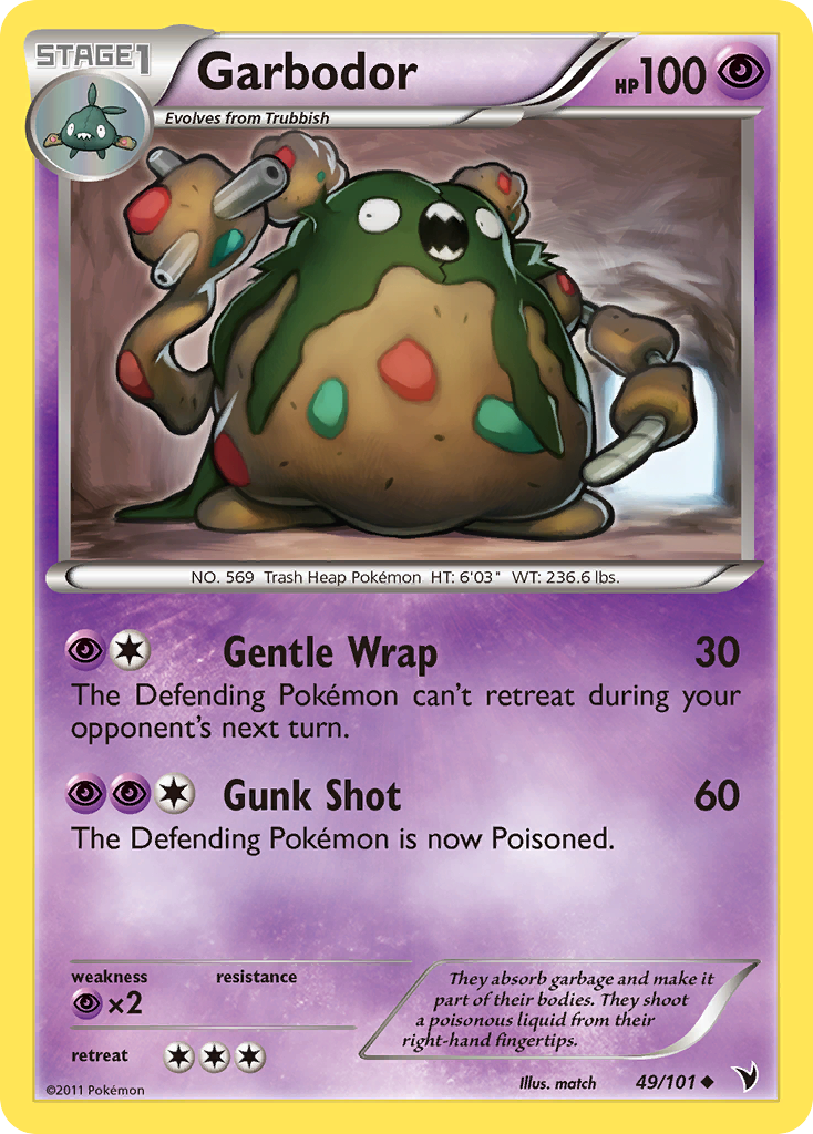 Garbodor (49/101) [Black & White: Noble Victories] | Odin's Place