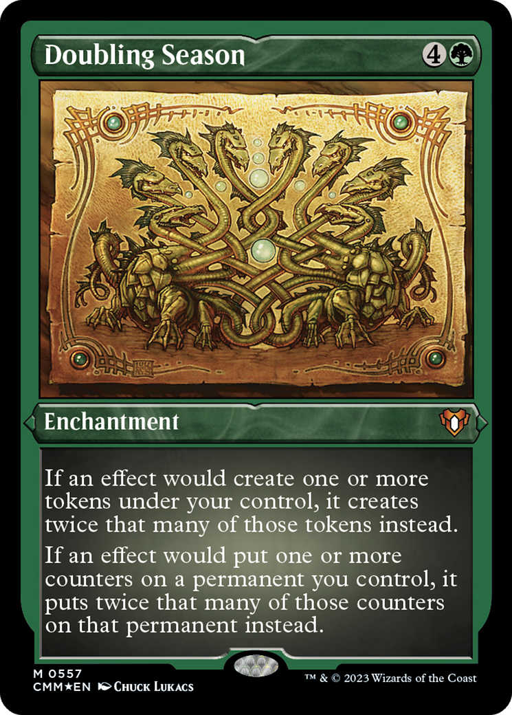 Doubling Season (Foil Etched) [Commander Masters] | Odin's Place