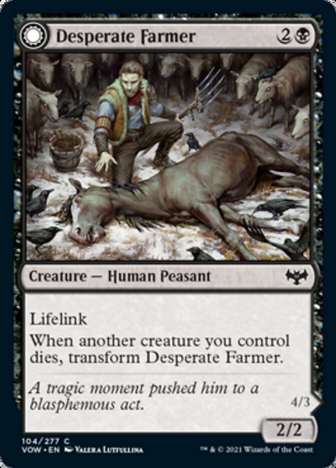 Desperate Farmer // Depraved Harvester [Innistrad: Crimson Vow] | Odin's Place