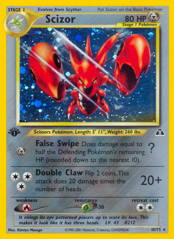 Scizor (10/75) [Neo Discovery 1st Edition] | Odin's Place