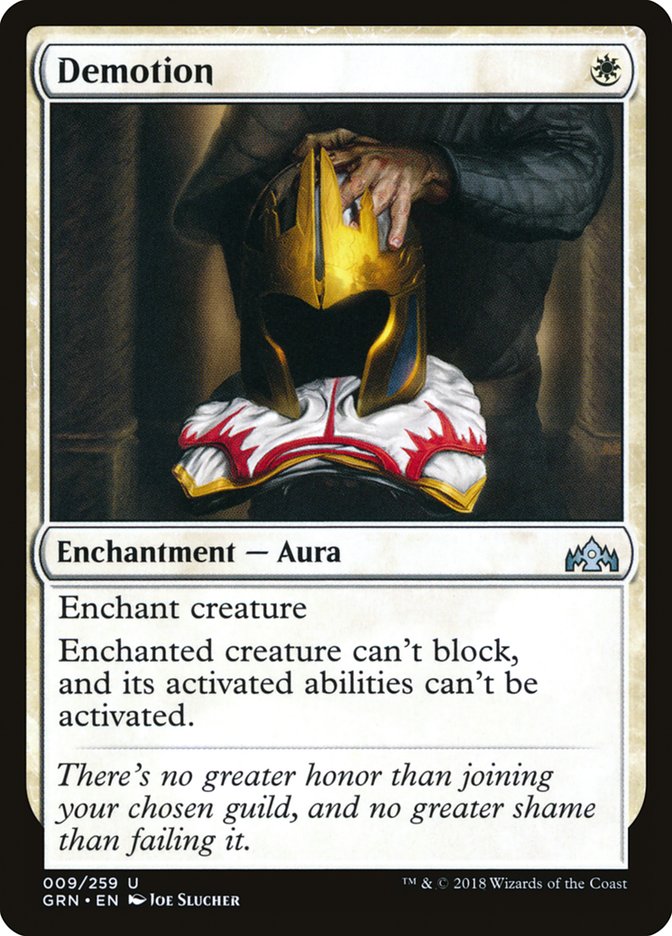 Demotion (9) [Guilds of Ravnica] | Odin's Place