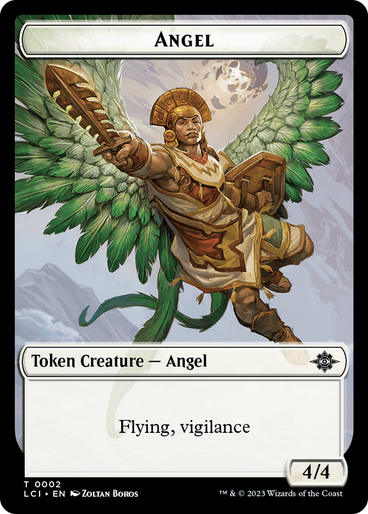 Angel Token [The Lost Caverns of Ixalan Tokens] | Odin's Place