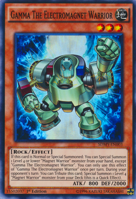 Gamma The Electromagnet Warrior [SDMY-EN003] Super Rare | Odin's Place