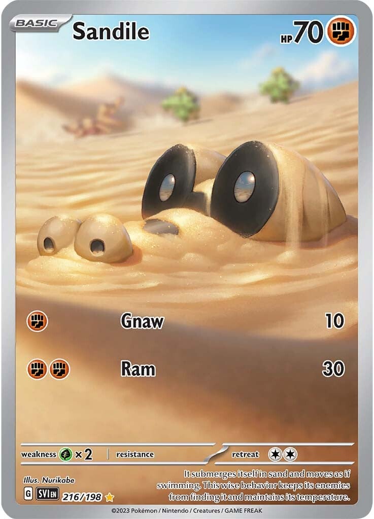 Sandile (216/198) [Scarlet & Violet: Base Set] | Odin's Place
