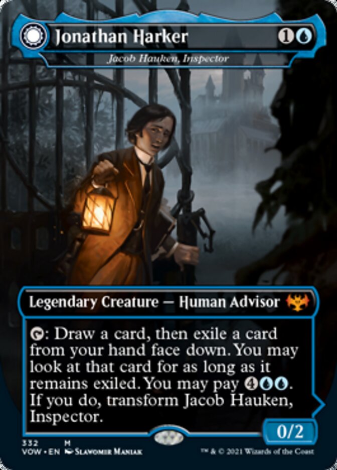 Jacob Hauken, Inspector // Hauken's Insight - Jonathan Harker // Harker's Obsessive Inquiry [Innistrad: Crimson Vow] | Odin's Place