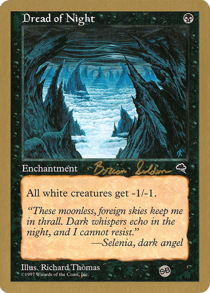 Dread of Night (Brian Selden) (SB) [World Championship Decks 1998] | Odin's Place