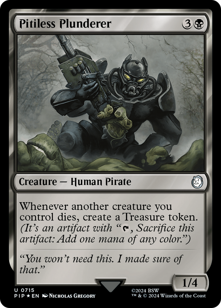 Pitiless Plunderer (Surge Foil) [Fallout] | Odin's Place