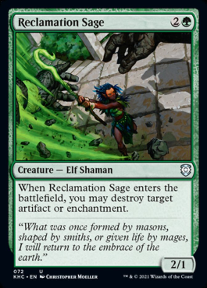 Reclamation Sage [Kaldheim Commander] | Odin's Place