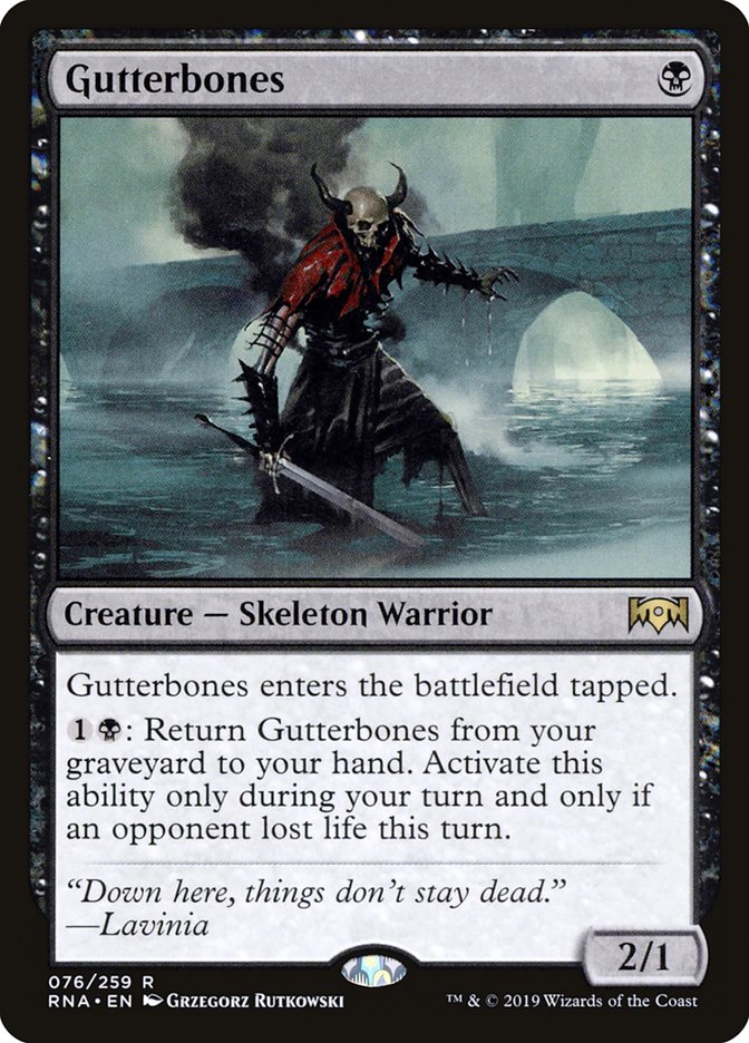 Gutterbones (76) [Ravnica Allegiance] | Odin's Place