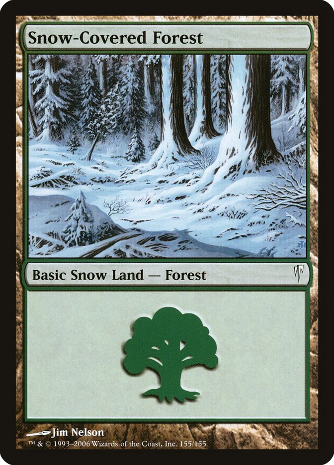 Snow-Covered Forest (155) [Coldsnap] | Odin's Place