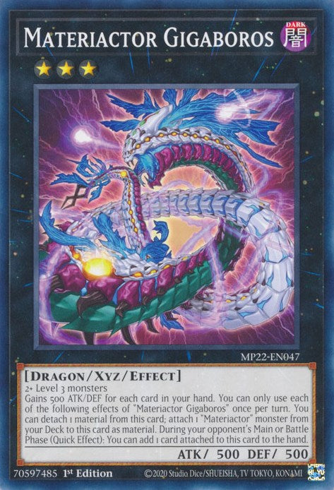 Materiactor Gigaboros [MP22-EN047] Common | Odin's Place