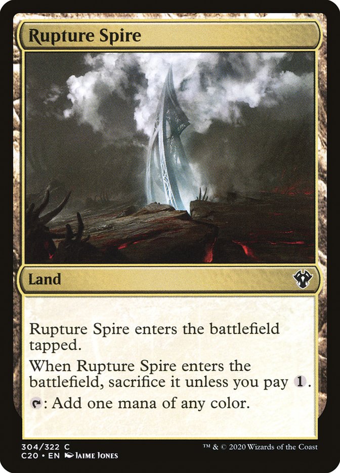 Rupture Spire [Commander 2020] | Odin's Place