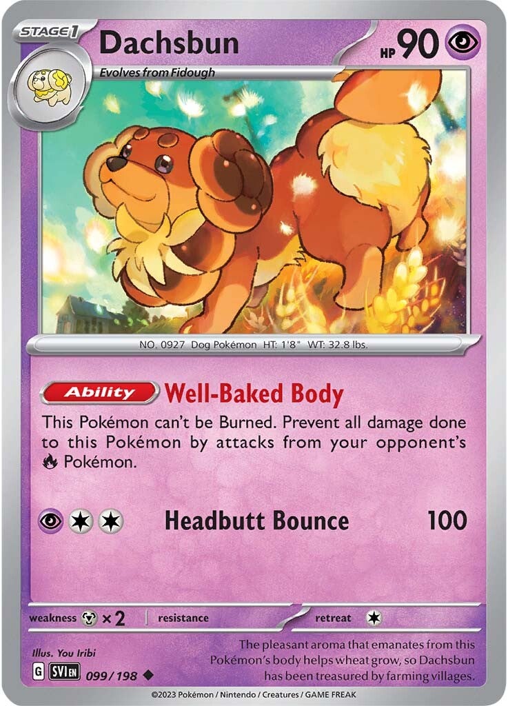 Dachsbun (099/198) [Scarlet & Violet: Base Set] | Odin's Place