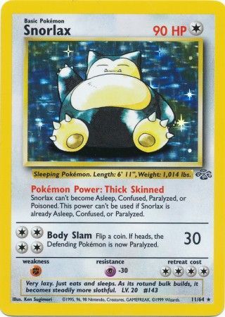 Snorlax (11/64) [Jungle Unlimited] | Odin's Place