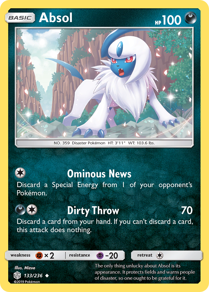 Absol (133/236) [Sun & Moon: Cosmic Eclipse] | Odin's Place