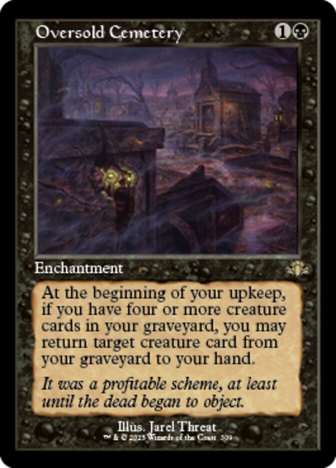 Oversold Cemetery (Retro) [Dominaria Remastered] | Odin's Place