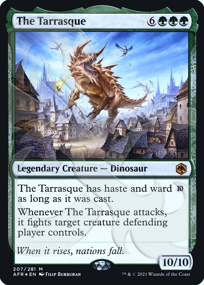 The Tarrasque (Ampersand Promo) [Dungeons & Dragons: Adventures in the Forgotten Realms Promos] | Odin's Place