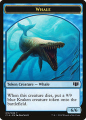 Whale // Zombie (011/036) Double-Sided Token [Commander 2014 Tokens] | Odin's Place