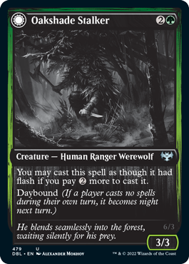Oakshade Stalker // Moonlit Ambusher [Innistrad: Double Feature] | Odin's Place