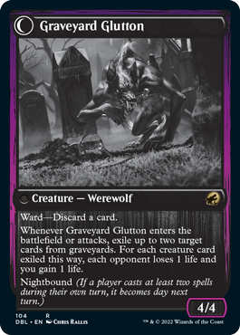Graveyard Trespasser // Graveyard Glutton [Innistrad: Double Feature] | Odin's Place
