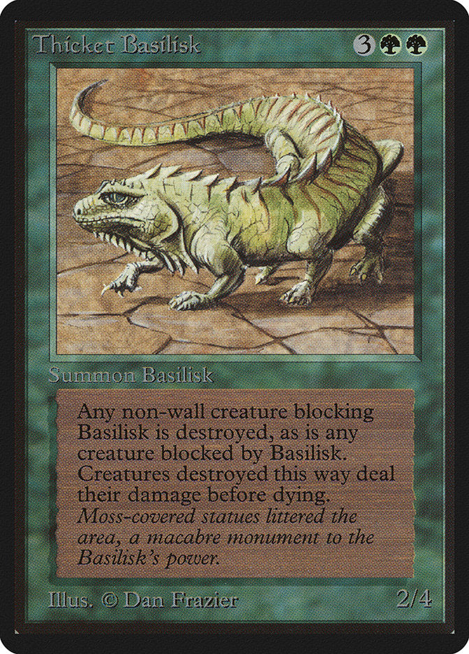 Thicket Basilisk (219) [Beta Edition] | Odin's Place