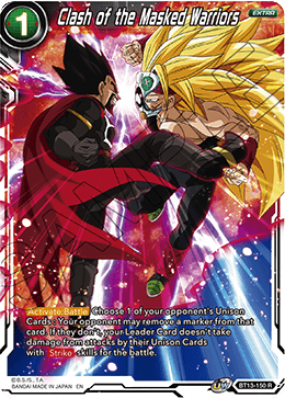 Clash of the Masked Warriors (Rare) (BT13-150) [Supreme Rivalry] | Odin's Place