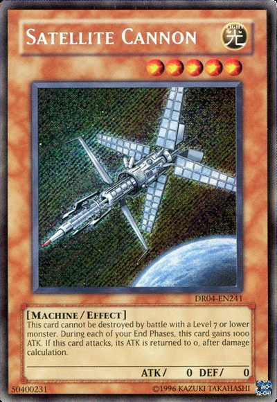 Satellite Cannon [DR04-EN241] Secret Rare | Odin's Place