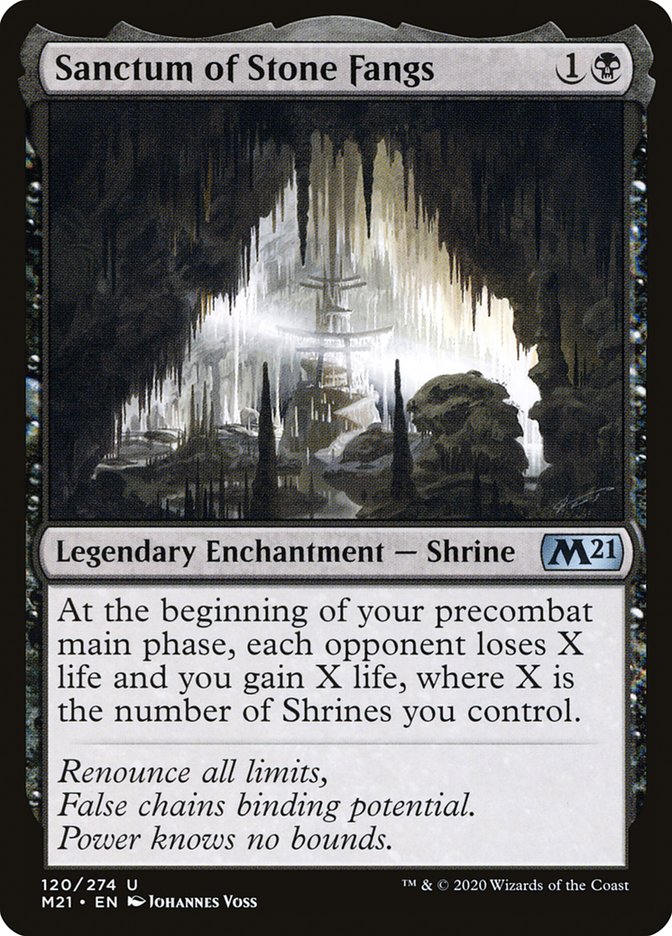 Sanctum of Stone Fangs [Core Set 2021] | Odin's Place