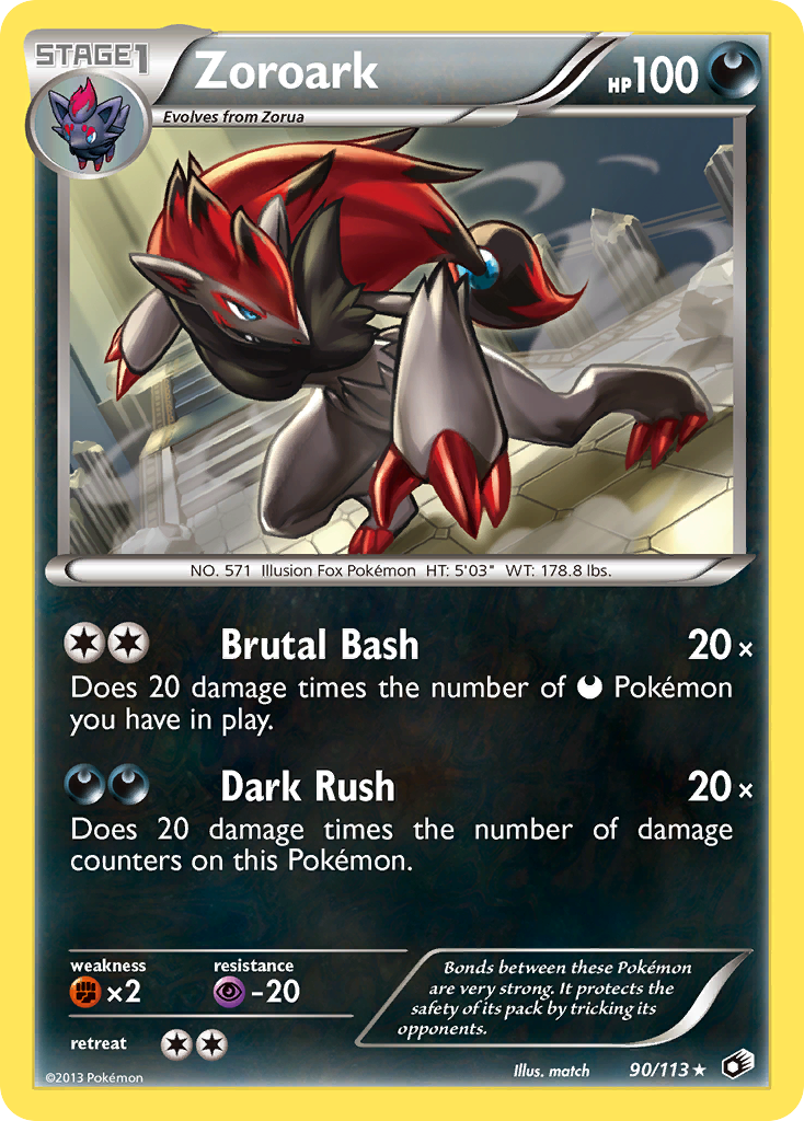 Zoroark (90/113) (Theme Deck Exclusive) [Black & White: Legendary Treasures] | Odin's Place