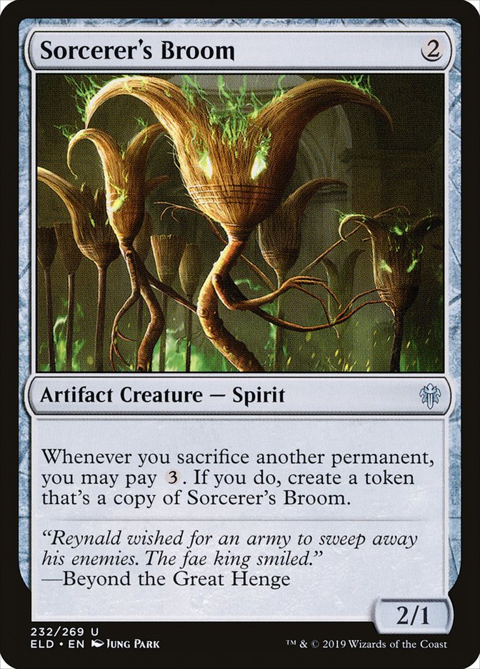 Sorcerer's Broom [Throne of Eldraine] | Odin's Place