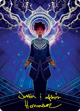 Brainstorm Art Card (Gold-Stamped Signature) [Strixhaven: School of Mages Art Series] | Odin's Place