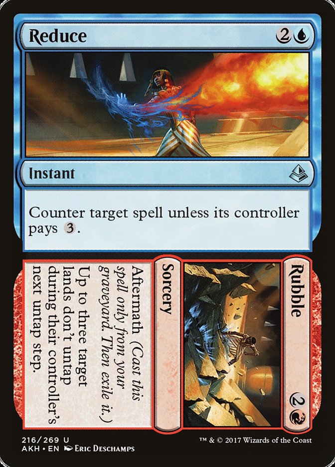 Reduce // Rubble (216) [Amonkhet] | Odin's Place