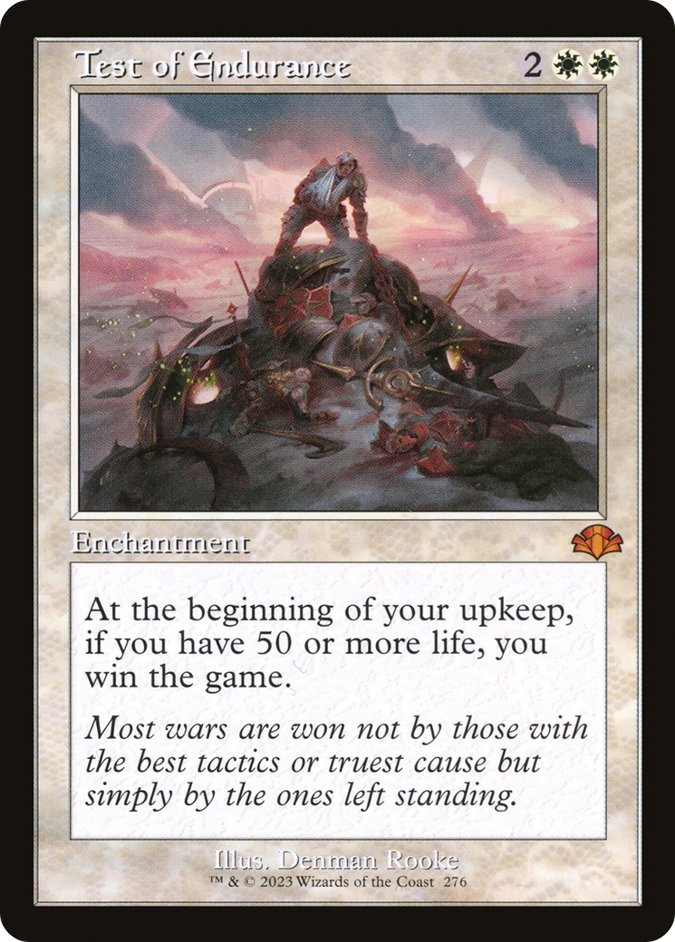 Test of Endurance (Retro) [Dominaria Remastered] | Odin's Place