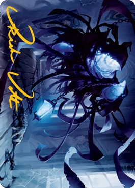 Spectral Adversary Art Card (Gold-Stamped Signature) [Innistrad: Midnight Hunt Art Series] | Odin's Place