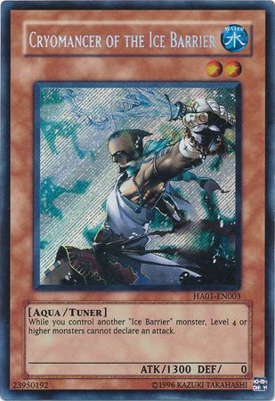 Cryomancer of the Ice Barrier [HA01-EN003] Secret Rare | Odin's Place
