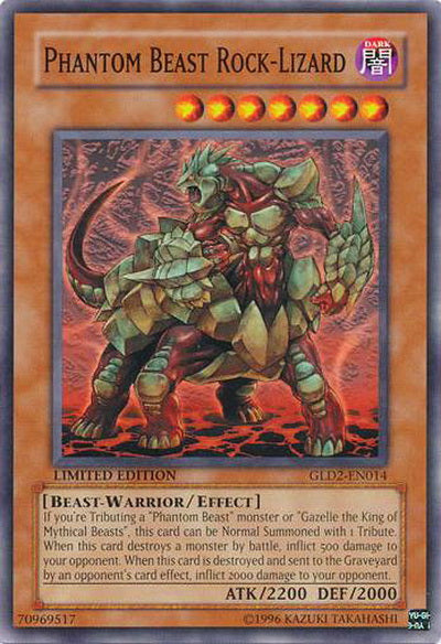 Phantom Beast Rock-Lizard [GLD2-EN014] Common | Odin's Place