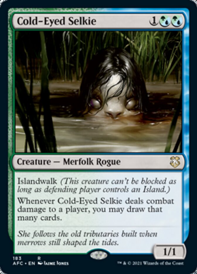 Cold-Eyed Selkie [Dungeons & Dragons: Adventures in the Forgotten Realms Commander] | Odin's Place