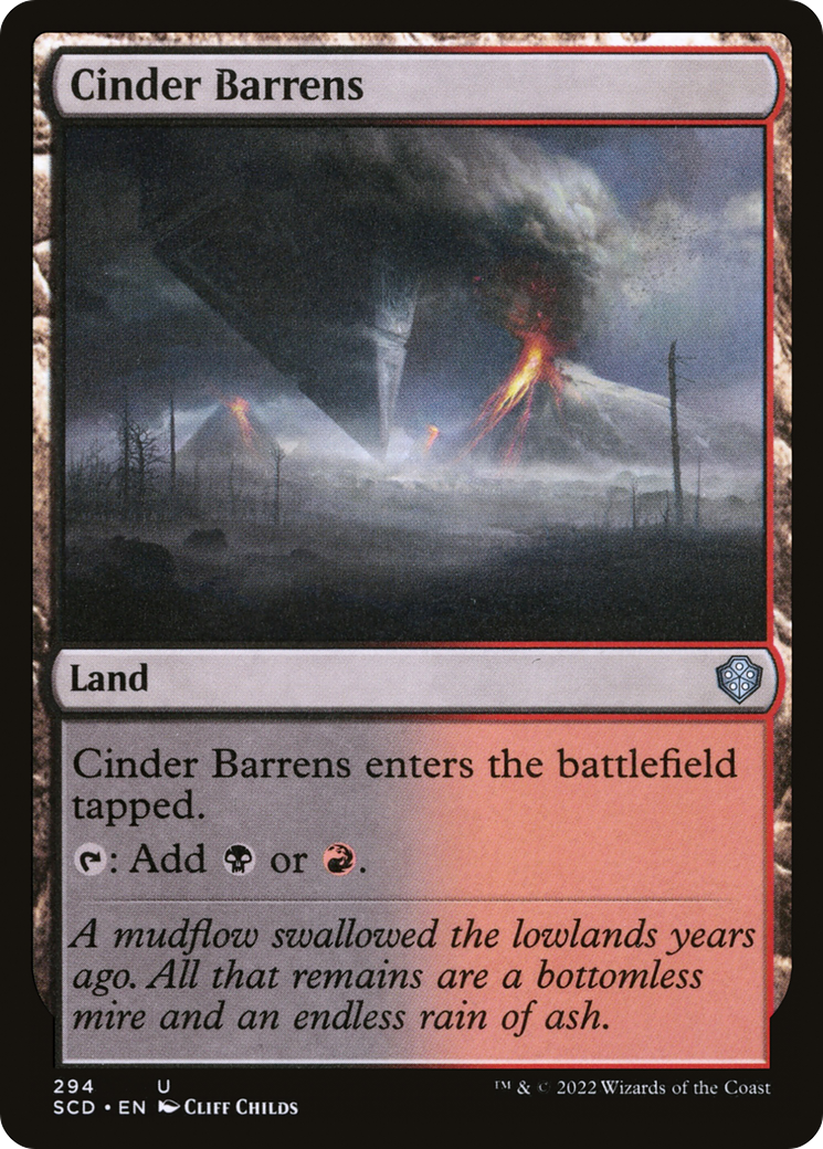 Cinder Barrens [Starter Commander Decks] | Odin's Place