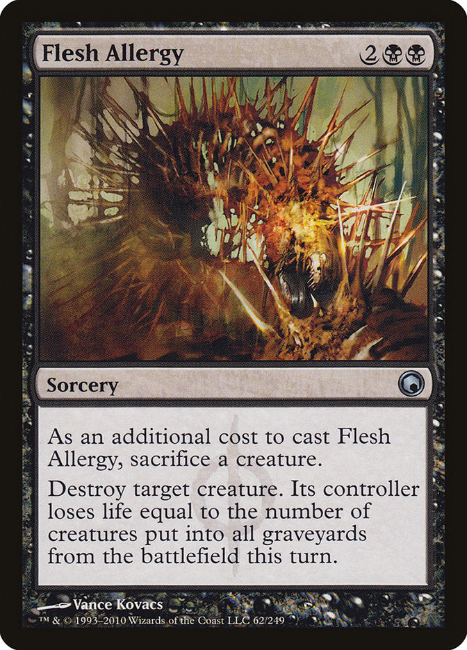 Flesh Allergy (62) [Scars of Mirrodin] | Odin's Place