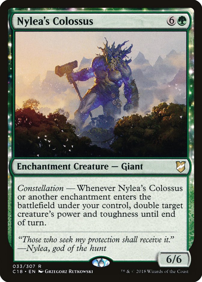 Nylea's Colossus (33) [Commander 2018] | Odin's Place