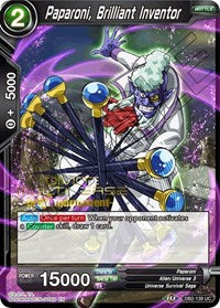 Paparoni, Brilliant Inventor (Divine Multiverse Draft Tournament) (DB2-139) [Tournament Promotion Cards] | Odin's Place