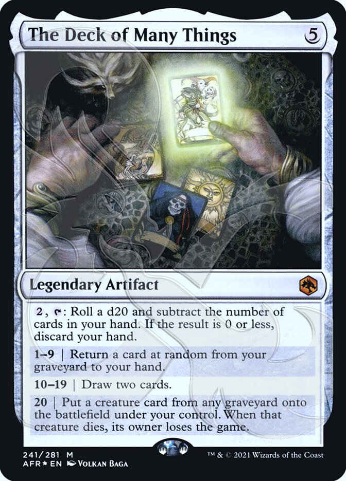 The Deck of Many Things (Ampersand Promo) [Dungeons & Dragons: Adventures in the Forgotten Realms Promos] | Odin's Place