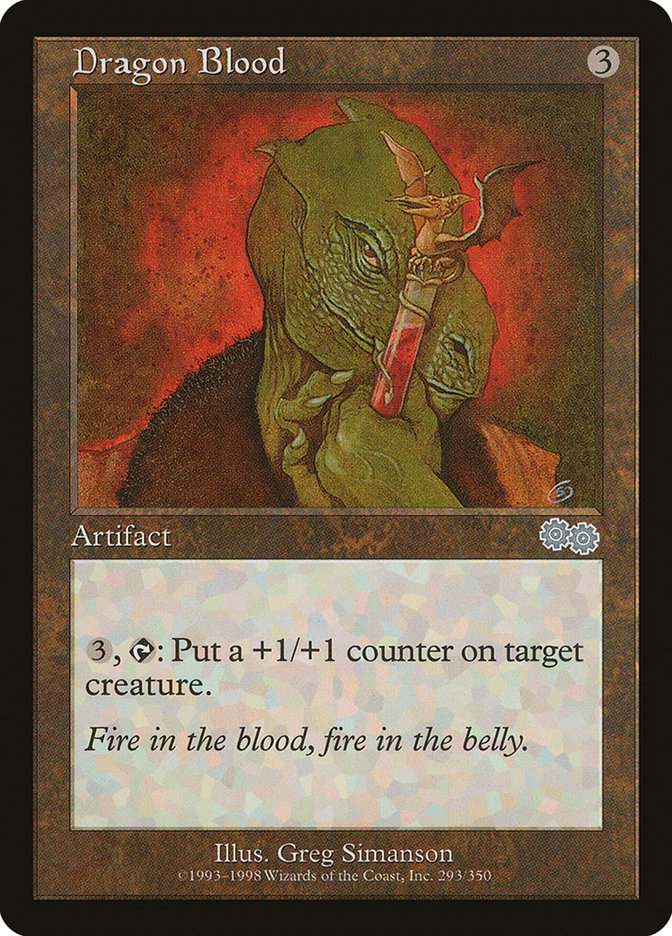 Dragon Blood (293) [Urza's Saga] | Odin's Place