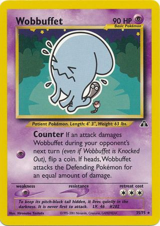 Wobbuffet (35/75) [Neo Discovery Unlimited] | Odin's Place